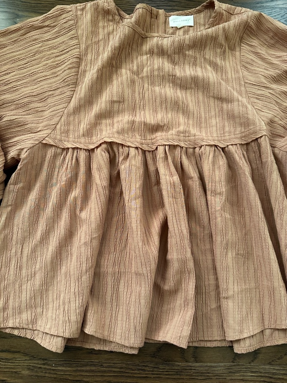 Melloday Peplum Boho blouse Top - Picture 13 of 14